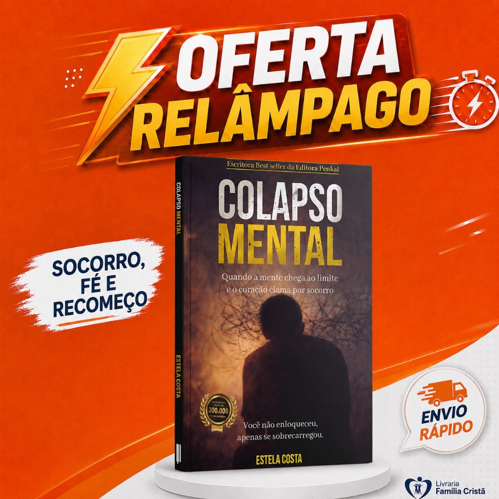 Livro Colapso Mental - Quando a Mente chega ao limite e o coração clama por socorro | Estela Costa