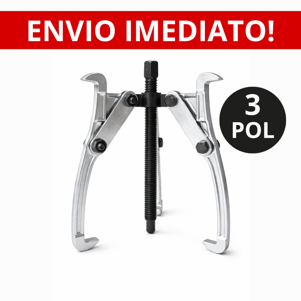 Saca Polia E Rolamentos 3 Garras 3 Polegadas 75mm Roda Motor Engrenagens Extrator Pontas