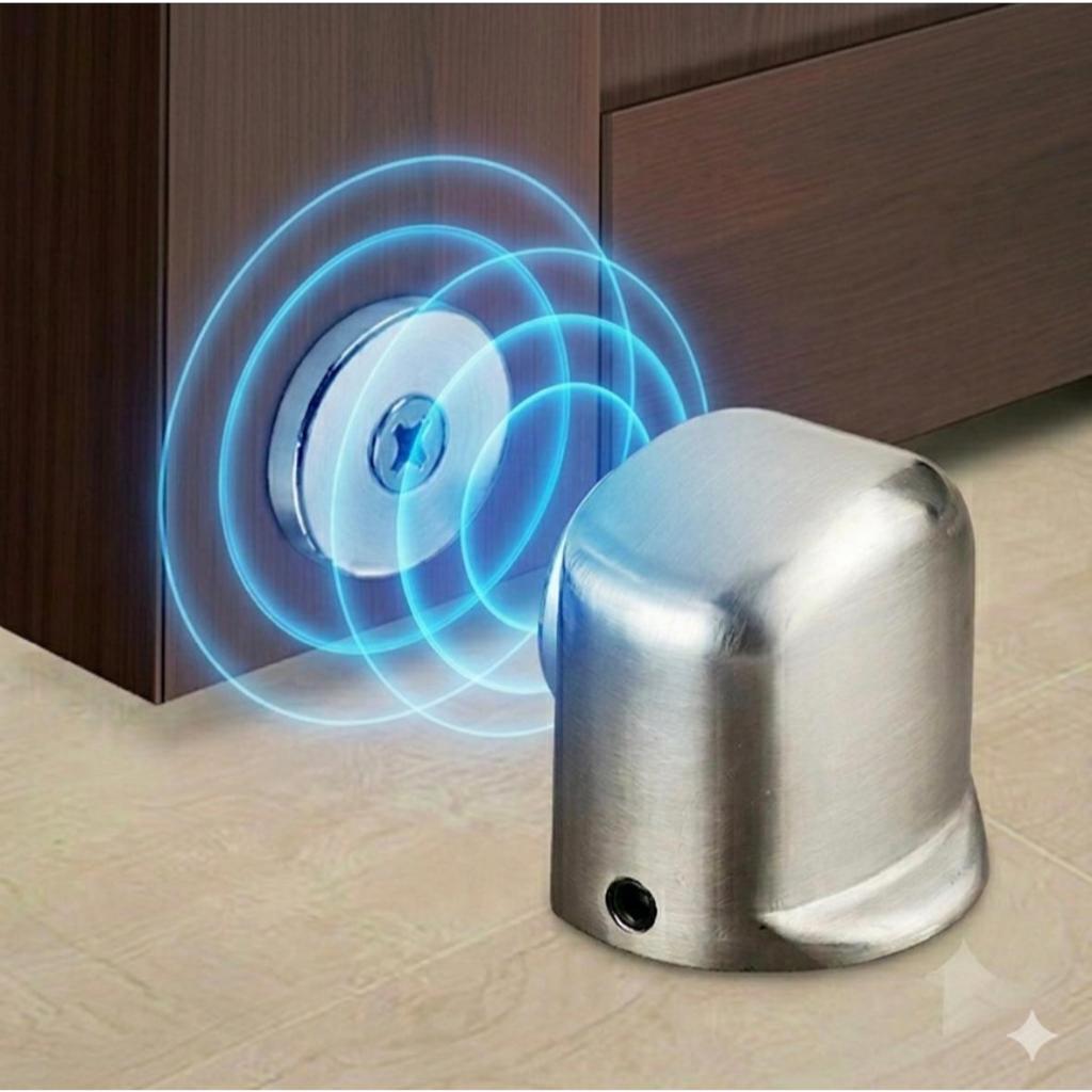 Prendedor De Porta Magnetico Fixador Batedor Trava Universal
