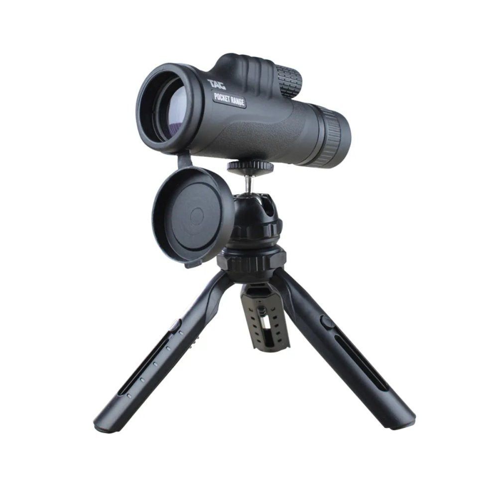 Luneta Monocular Profissional 10x30x 42mm Com Tripé Adaptador Celular Observação Aves Trilha