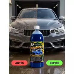 SHAMPOO AUTOMOTIVO CONCENTRADO COM CERA DE CARNAÚBA 1L RENDE 50L ALTO RENDIMENTO