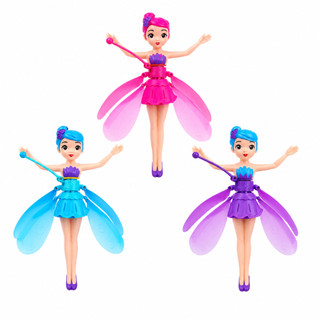 Boneca Fada Voadora Drone Sensor De Movimento Recarregável Brinquedo Infantil