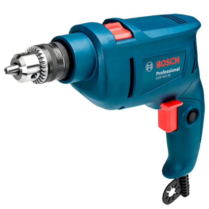 Furadeira De Impacto Bosch GSB 450 RE 450W 127V Com 3 Brocas Original