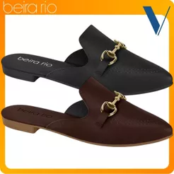 Sapato Feminino Mule Fivela Beira Rio Conforto Original Envio Rápido