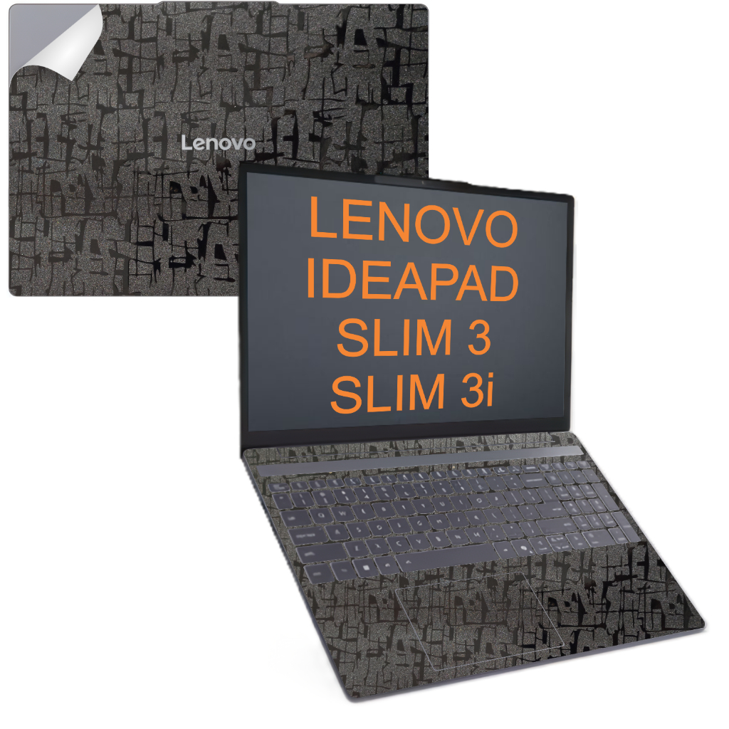 Kit adesivo skin notebook Lenovo Ideapad Slim 3 - 3i recorte tecla a tecla varias cores