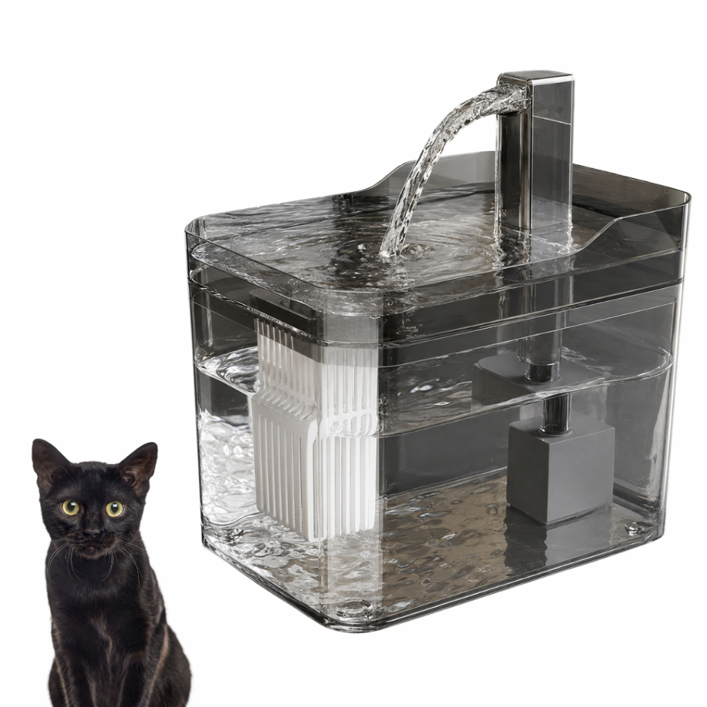 Fonte de Água Super Luxo Para Cães Gatos Bebedouro Design Premium Moderno Pet Capacidade 1,5L Bivolt