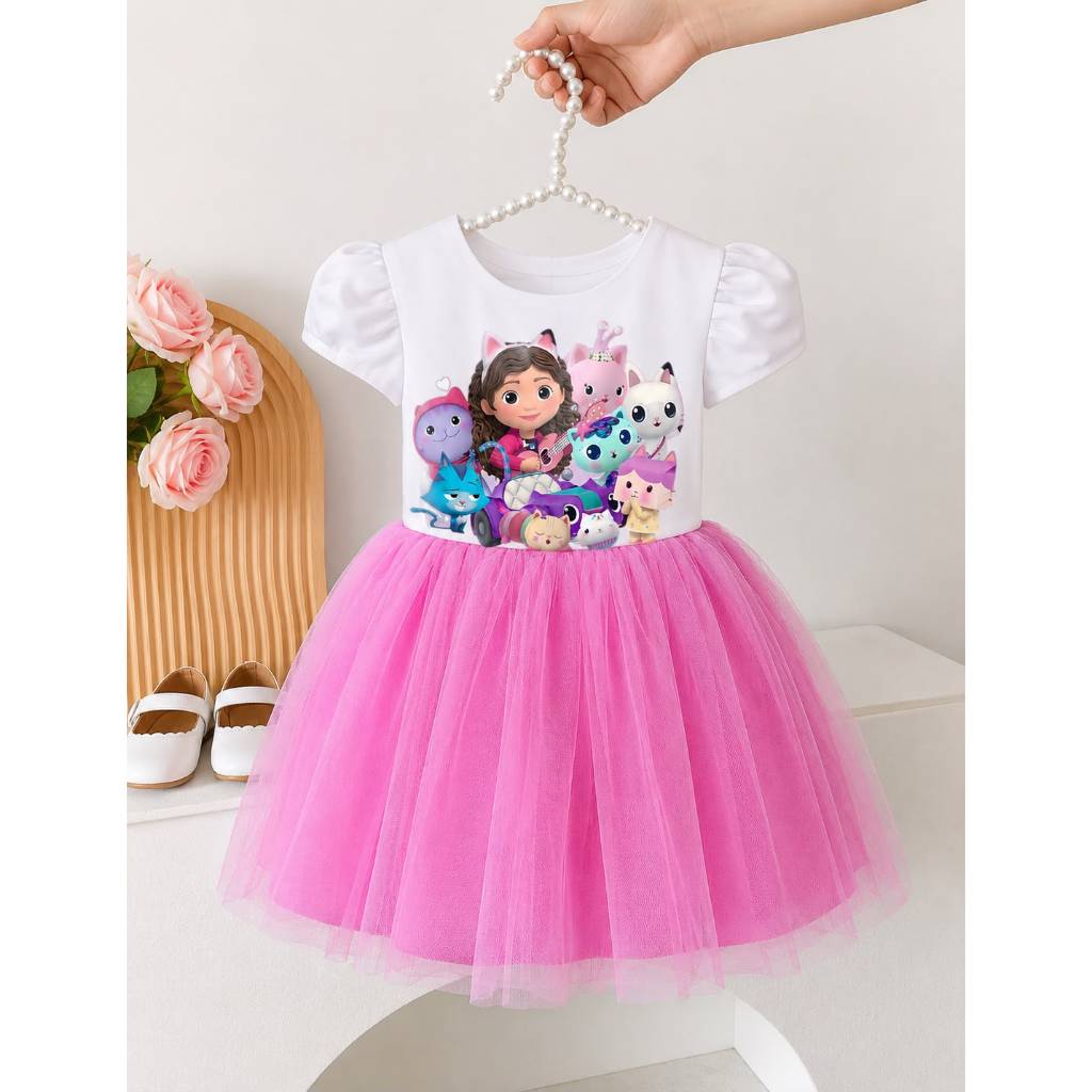 VESTIDO INFANTIL A CASA MAGICA DA GABY, CASA DA GABY, FESTA INFANTIL, FANTASIA...