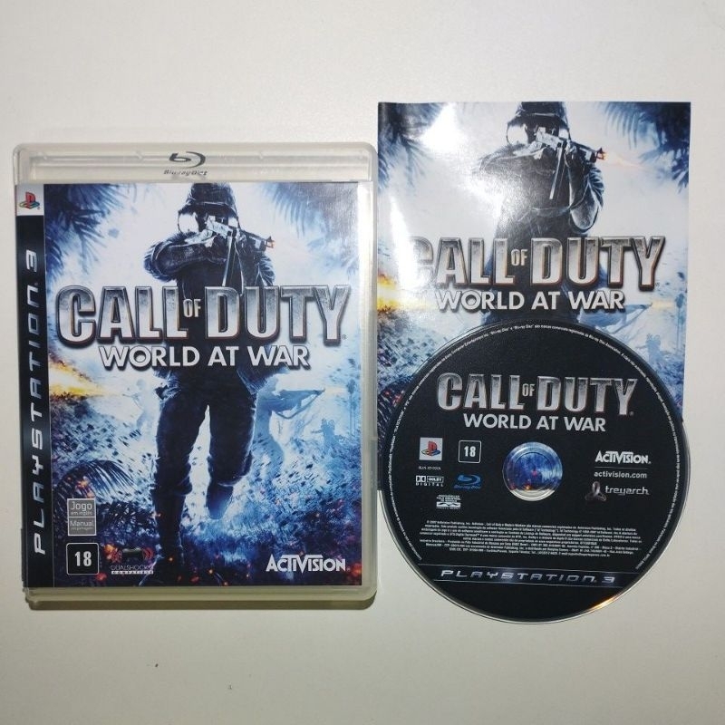 Call of Duty World At War PS3 - Mídia física Original