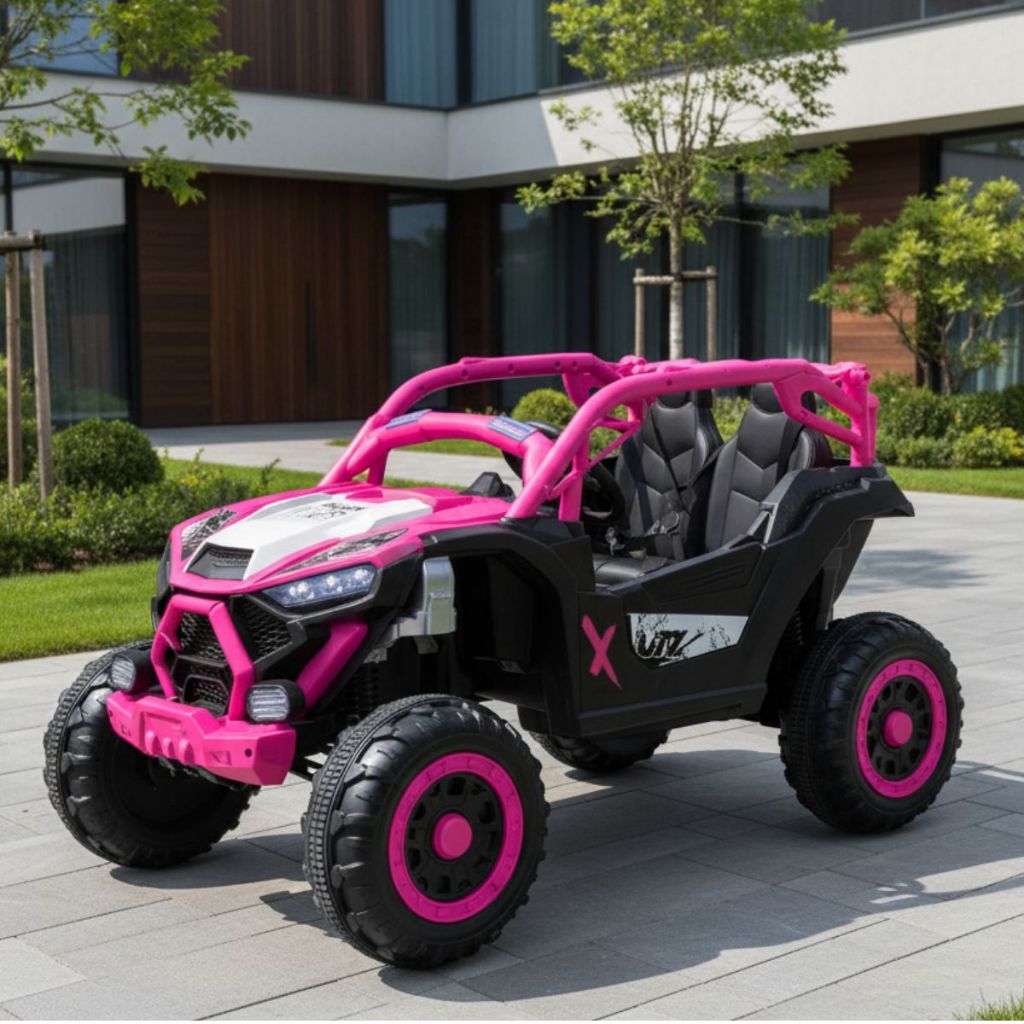 Carro Elétrico Jipe Infantil Utv 12v Controle Remoto Sons e Luz