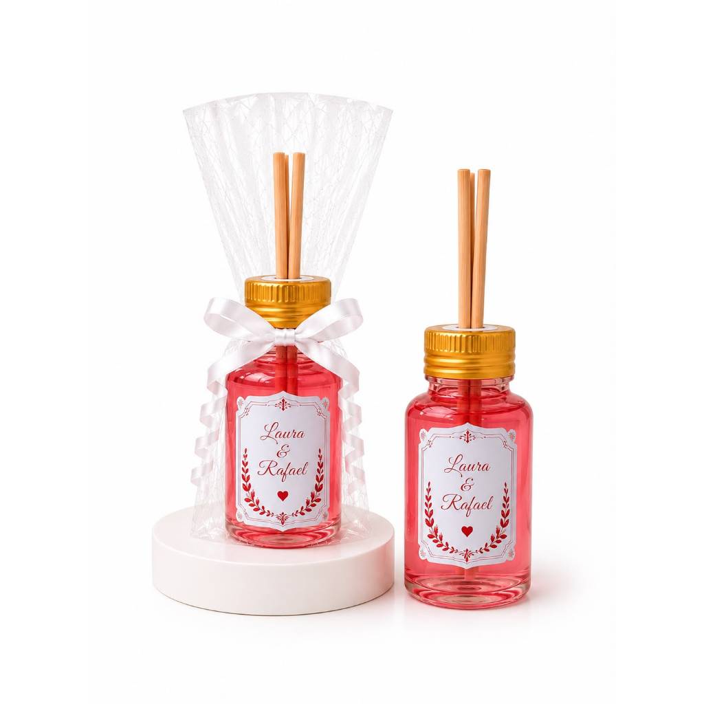 100 Lembrancinhas Mini Aromatizadores Casamento Noivado Chá de Panela Chá de Bebê Festas