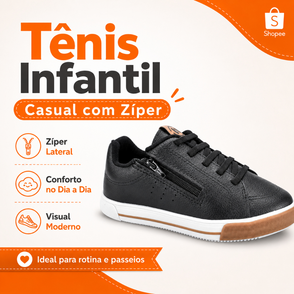 Sapatênis Molekinho Infantil Menino 2400364