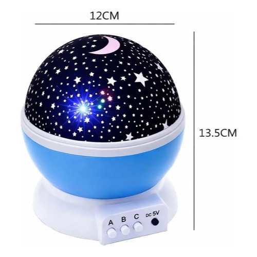 Imagem Luminária Projetor Estrela 360o Galáxia Abajur Mesa Infantil