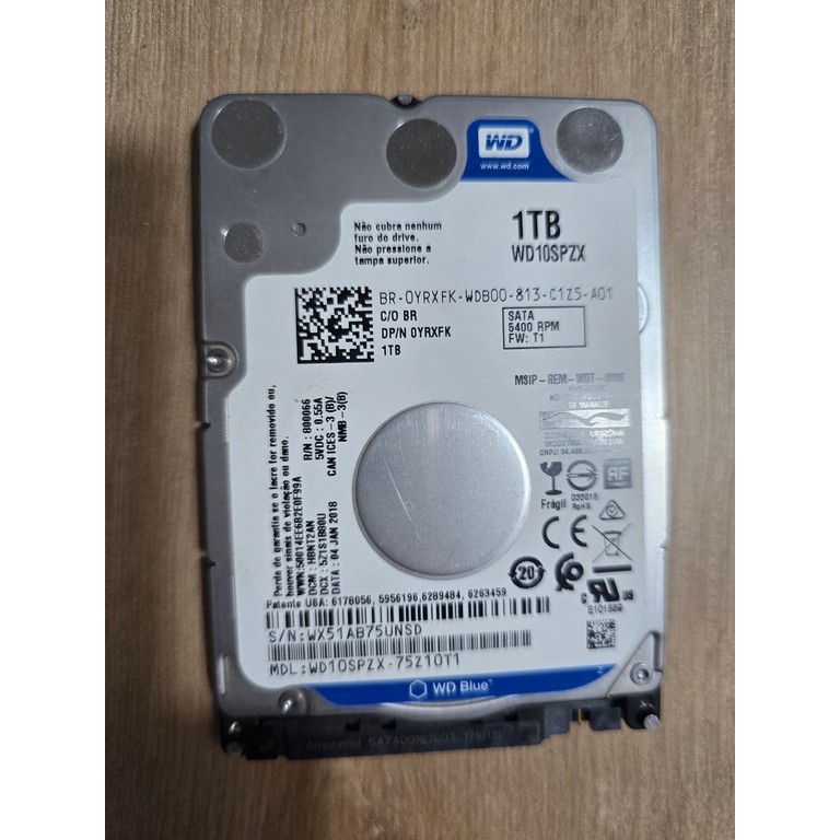 HD Western Digital 1TB