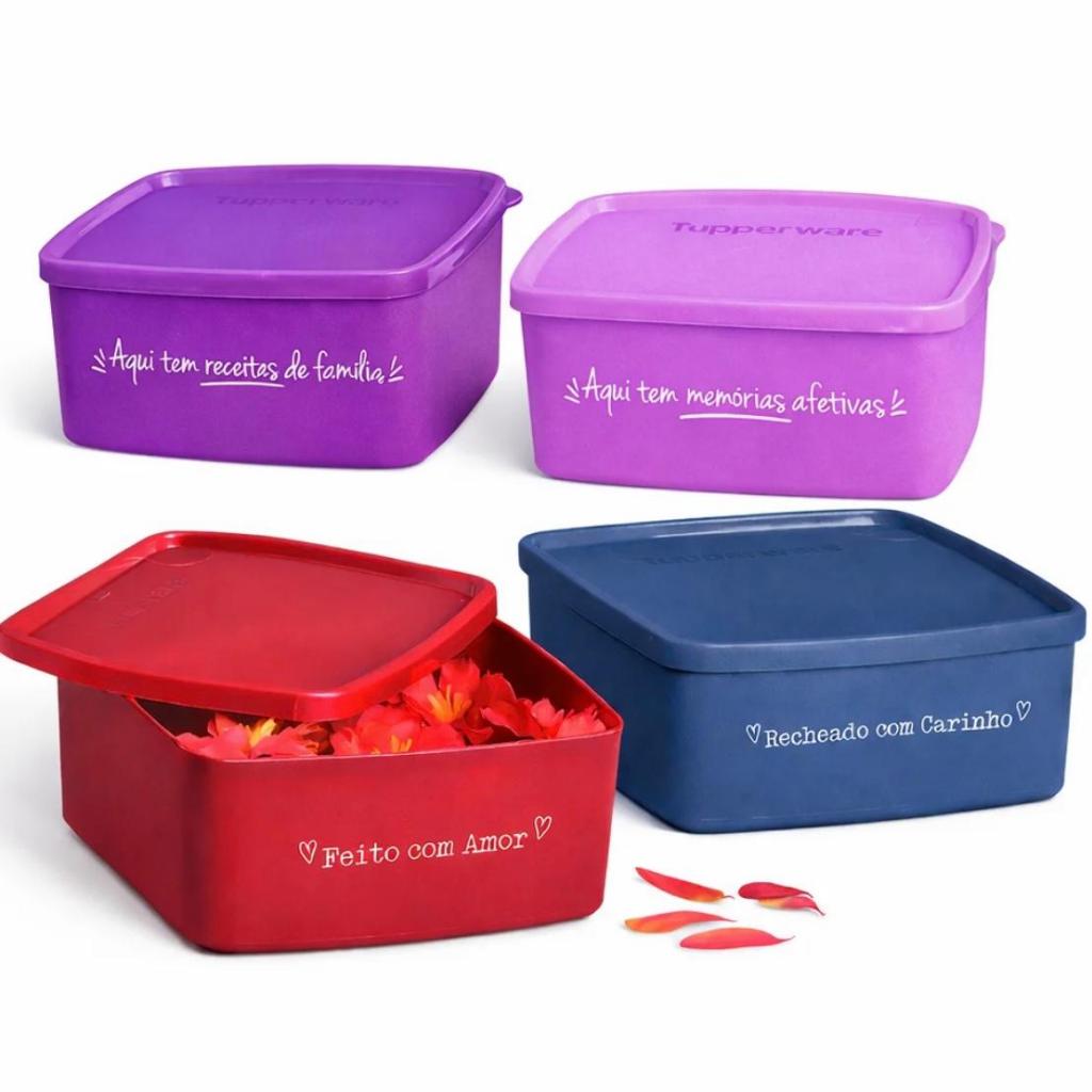 Kit Jeitosinho Frases Tupperware 400ml