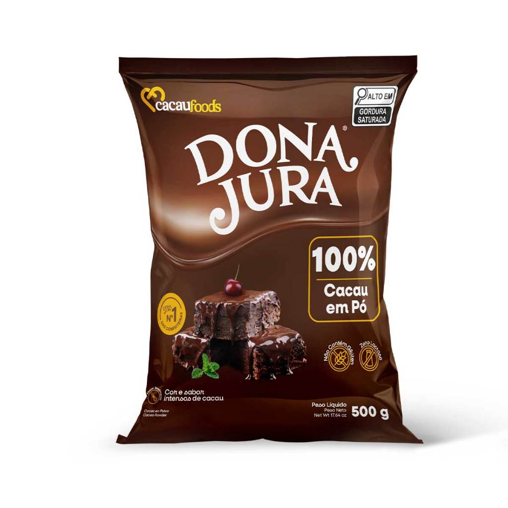 Cacau em Pó Black 100% Dona Jura
