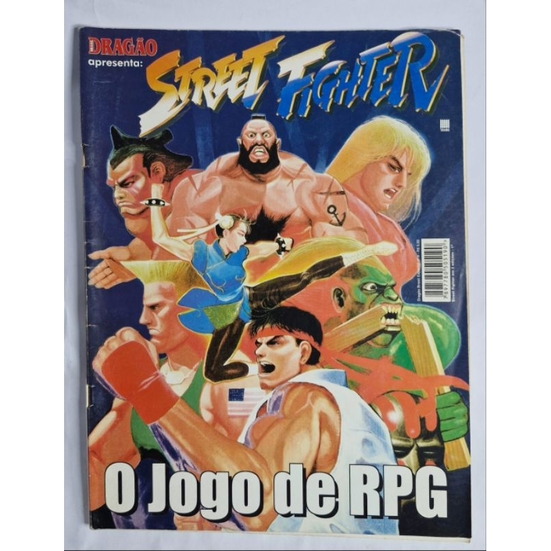 Street Fighter RPG Dragão Brasil Especial revista livro dungeons Dragons
