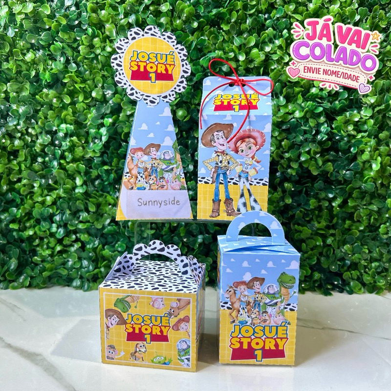 KIT/PERSONALIZADOS TOY STORY AQUARELADO PARA LEMBRANCINHAS DE ANIVERSÁRIO/ FESTA TOY STORY ( JÁ VAI COLADO)