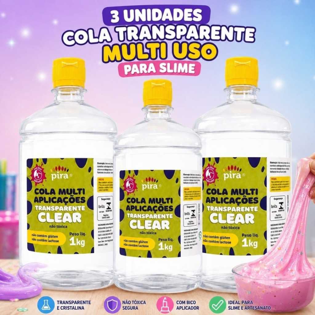 COLA PARA SLIME MULTIUSO 1 KILO PIRA