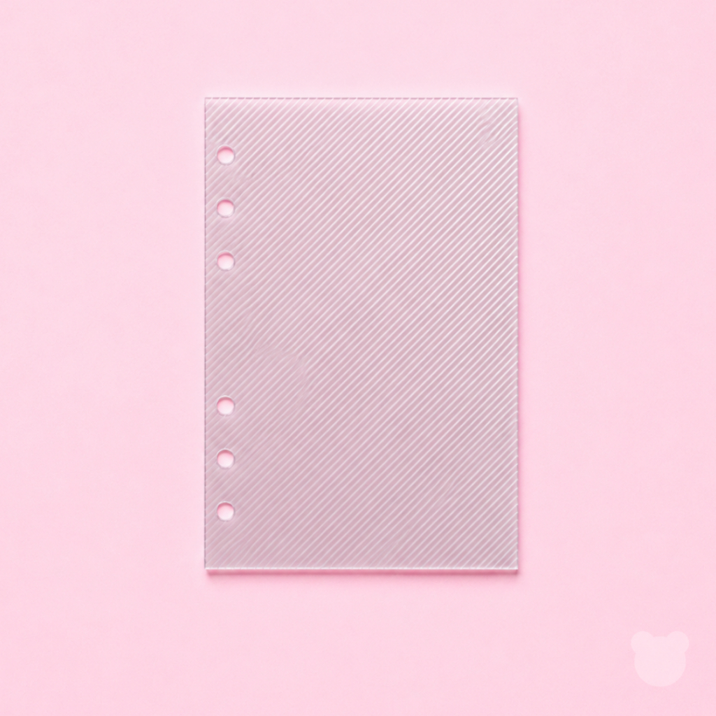 Kit 3/6 Divisórias A5 Transparente Fichario Argolado Caderno de Disco - Line