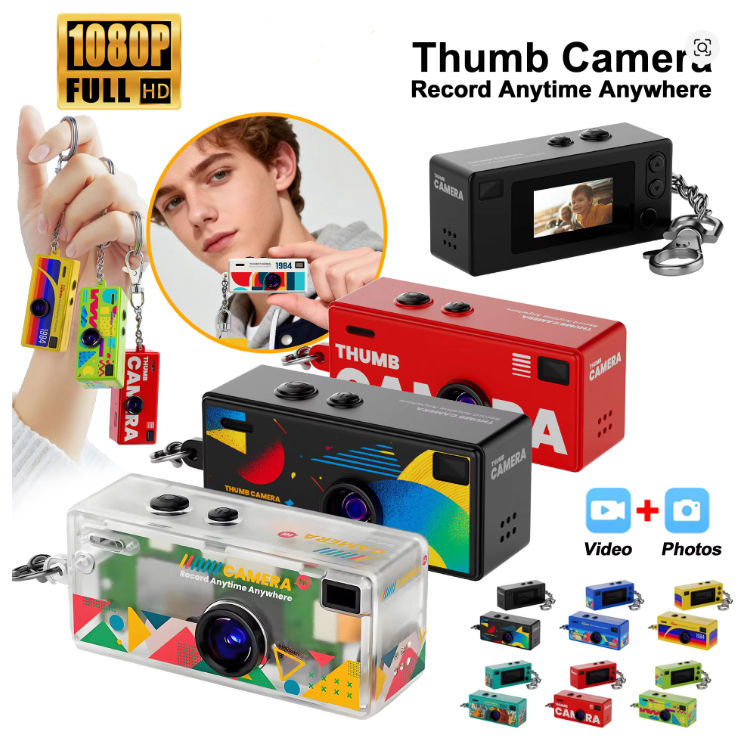 Câmera Infantil G6 Thumb Camera Ultra Mini 1080P 0,96 'Inch Gravação De Alta Definição Foco Automático Grande