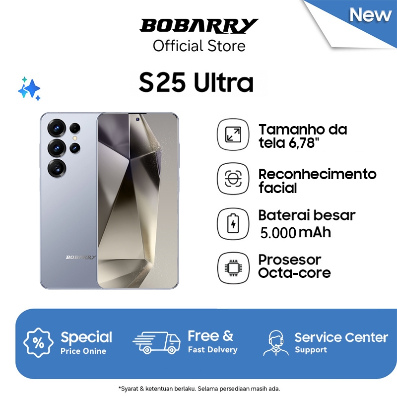 6,78" HD Smartphone S25 Ultra 5G 16GB+512GB Android 15