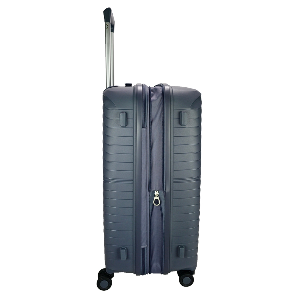 Mala Média 23kg Lansay Cinza expansível Linha Orium Rodas 360° TSA — imagem 2 de 2