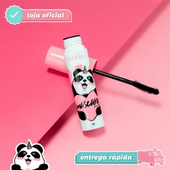 Máscara Para Cílios Big No Panda Black Preto Peel Off Vegano Original Vizzela