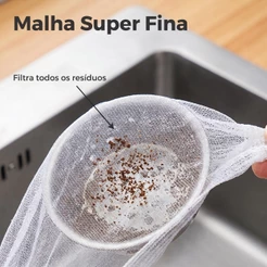 Filtro para Ralo de Pia Cozinha Anti-Entupimento Resistente