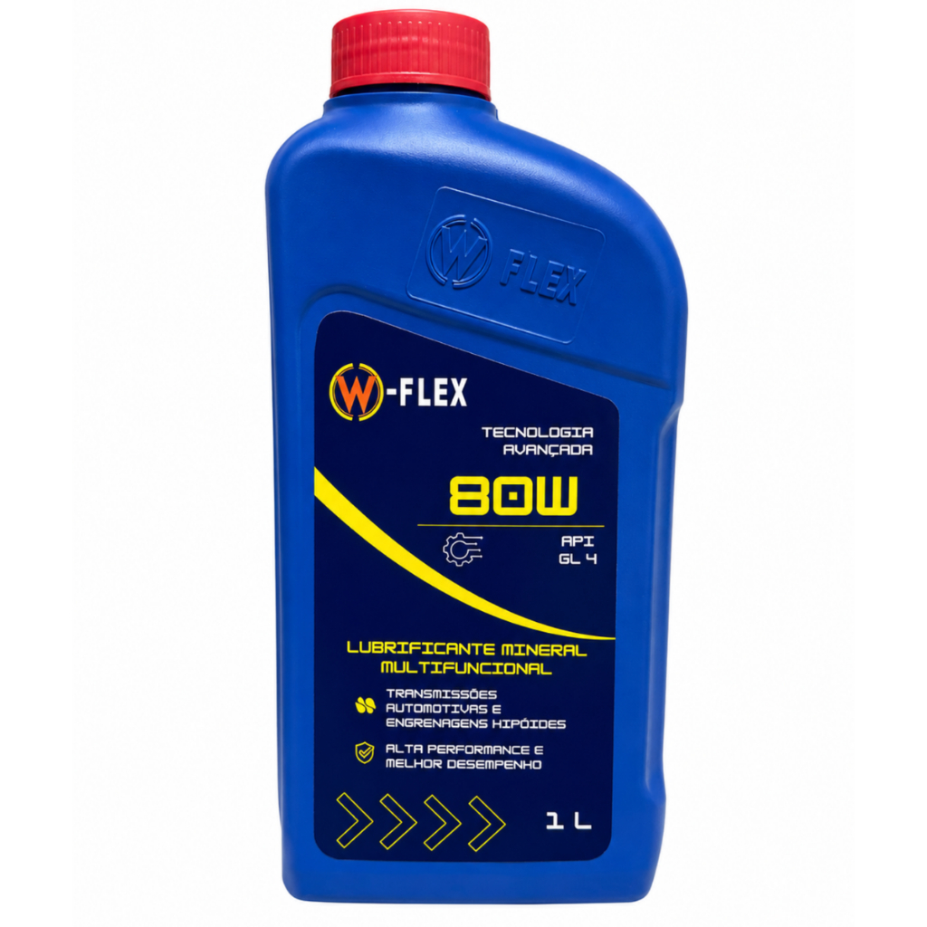 Óleo De Transmissão Manual W-Flex Sae 80w Mineral Api Gl4