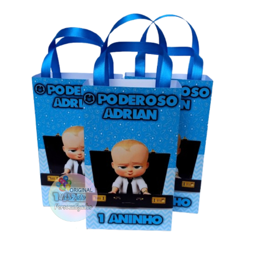 sacolinha surpresa personalizada lembrancinha o poderoso chefinho festa infantil