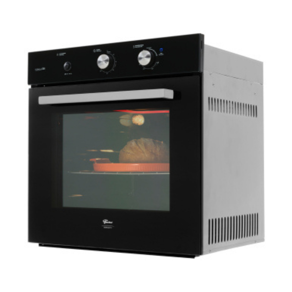 Forno a Gas de Embutir Fischer Infinity 78l com Grill Preto 220v