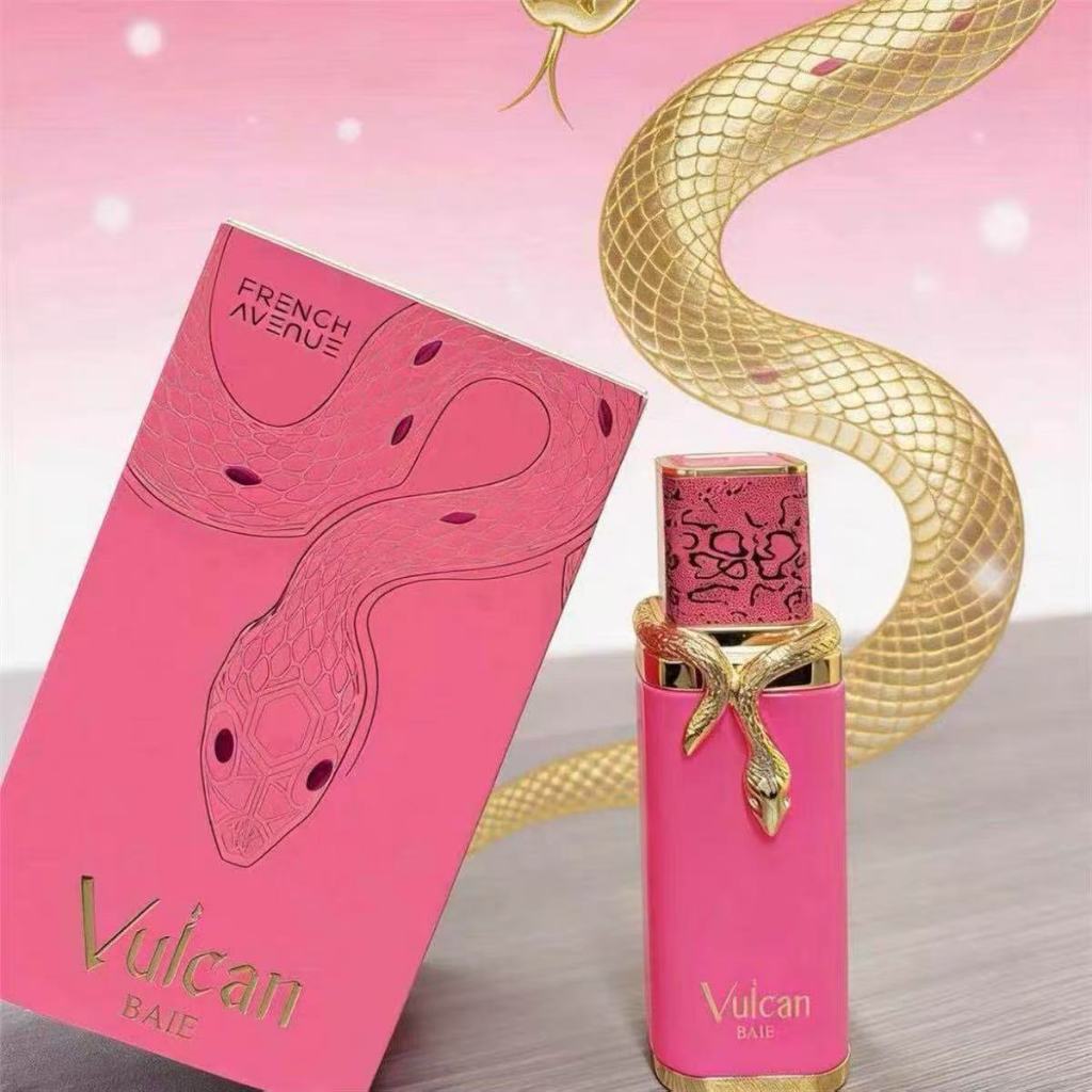 Perfume Vulcan Sable French Avenue Unissex Luxo Relevo Cobra Dourada Longa Duração