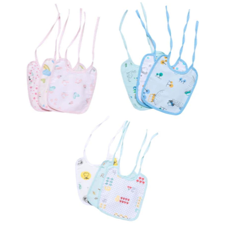 Kit 3 Unidades Babador Impermeável Algodão Karinho