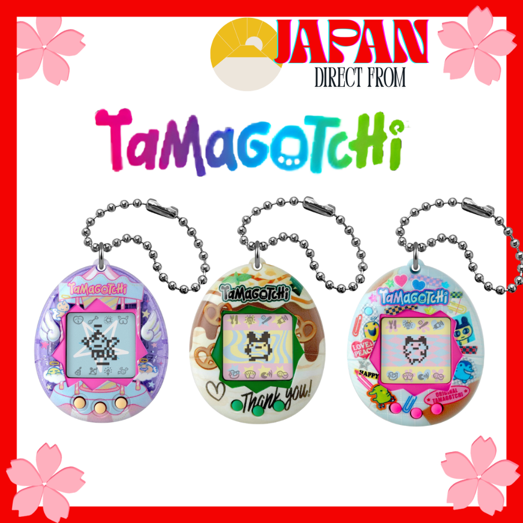 【Direct from Japan】BANDAI Original Tamagotchi Avocado Mix Tama Sewing Angel Tiara Angel Cake Tama Yummy College Sweat