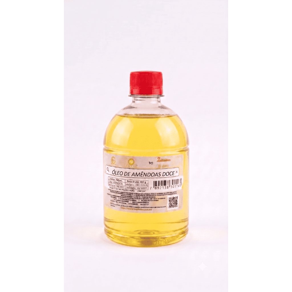 Óleo De Amêndoas / Amêndoas doce 500ml Hidratação Profunda 100% Puro