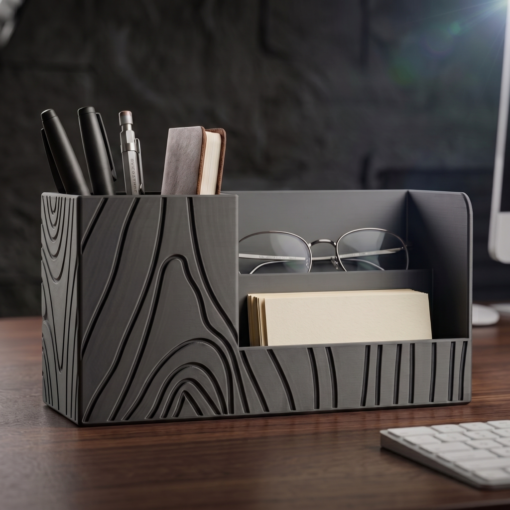 Organizador De Mesa E Celular Home Office Topográfico