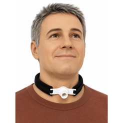Fixador para Cânula de Traqueostomia Adulto Preto – IdealFix Saúde® Emb c/ 5 Un