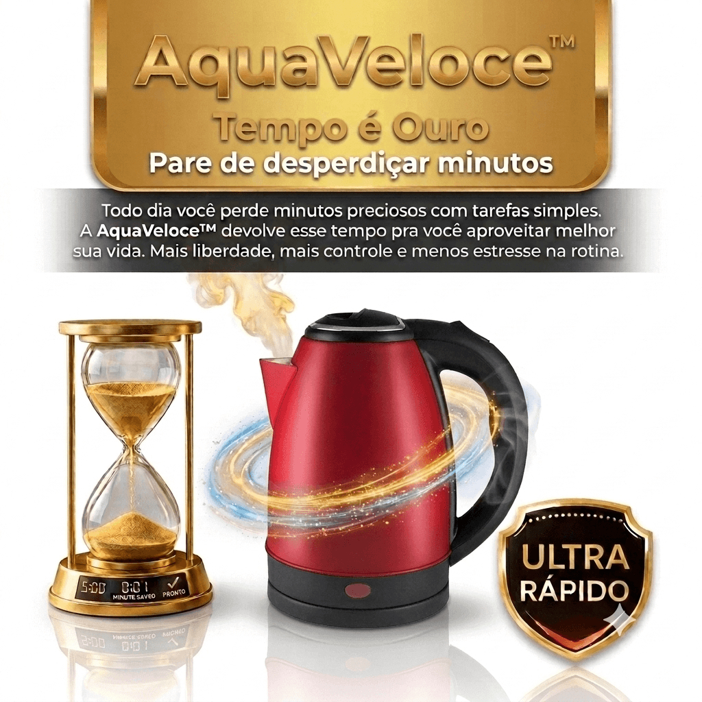 🔥Chaleira Elétrica Inox e Vidro 1,8L e 2L Bule Ferve Rápido 127V e 220V Desligamento Automático🚀