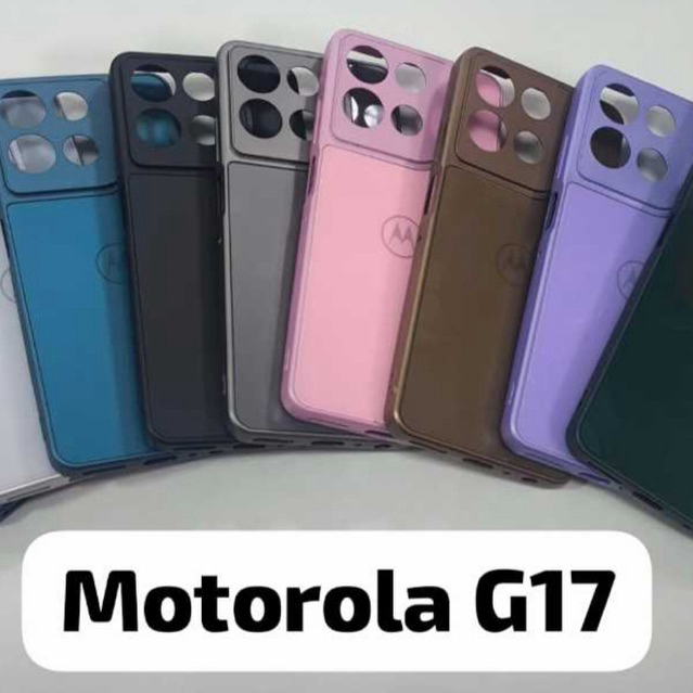 CAPA CASE CAPINHA PREMIUM P/MOTOROLA G17 INTERIOR AVELUDADO AG-GLASS PHONE CASE LUXO ELEGANTE MODA