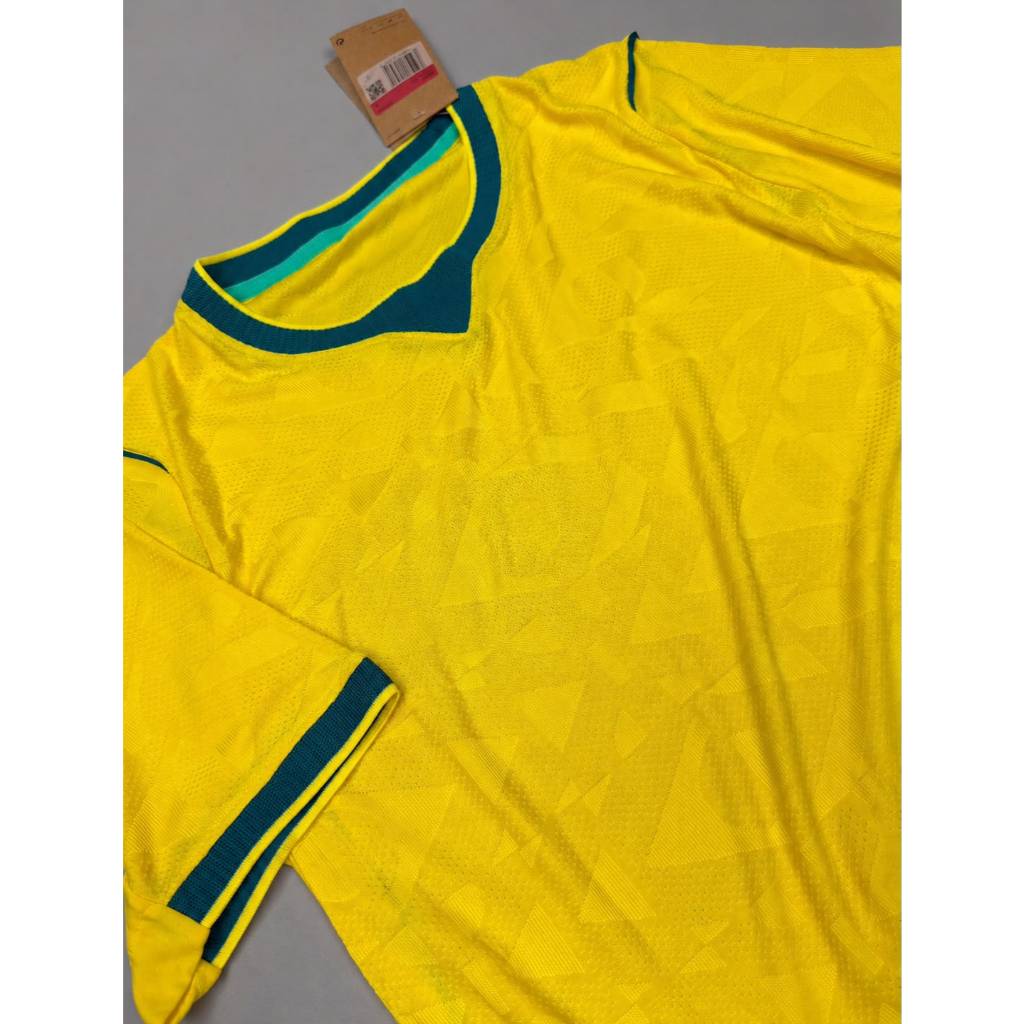 Camiseta Amarela 2026 Versão JOGADOR  Masculina Poliéster Esportiva Futebol