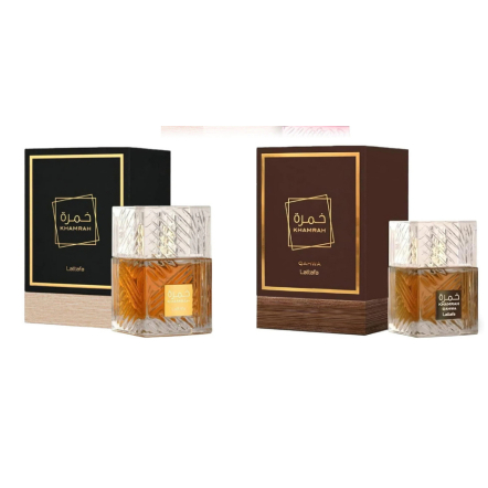 Perfume Lattafa Khamrah, Qahwa, Dukhan | 100ml | Importado Unissex Edp Longa Duração - Miniatura 2