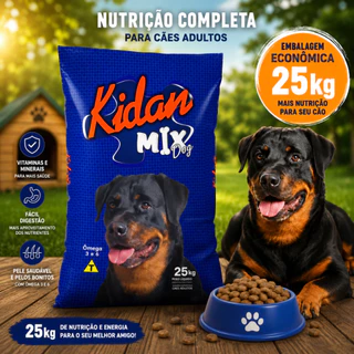 AA RAÇÃO KIDAN 16% - 25KG ( APENAS 1 UNIDADE POR PEDIDO )