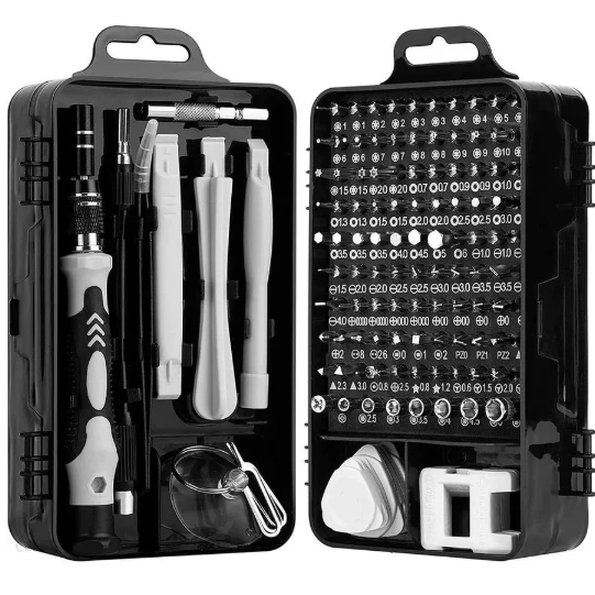 Kit Ferramentas 115 Peças Jogo Mini Chaves Precisão Multiuso Celular Notebook Tablet--Mwei Store