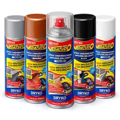 Borracha Liquida Impermeabilizante Spray Vedatudo Impermeável 400 ml Dryko