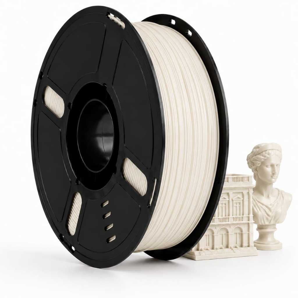 Filamento ABS Natural 1,75mm - 1 kg Cod1064