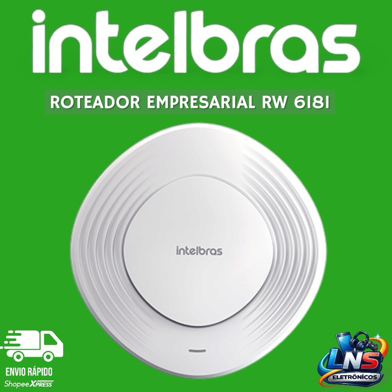 RW 6181 Roteador Empresarial AX Intelbras WIFI 6 para 256 usuários