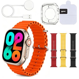 Relogio Smartwatch S20 UltraMAX -Tela 2.2"NFC Bluetooth Chamadas Notificações Redes Sociais Re Esportes Relógio Intelig