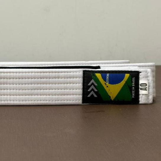 Faixa Jiu Jitsu 100% Algodão Reforçada Profissional Ponta Graduação 6 Costuras Tradicionall