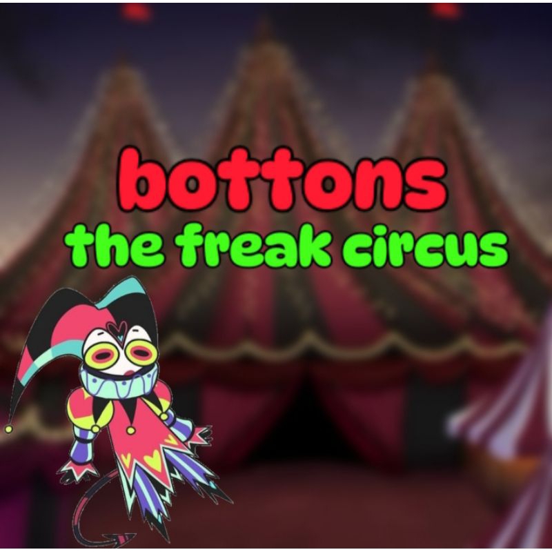 bottons the freak circus metal/alfinete 44cm