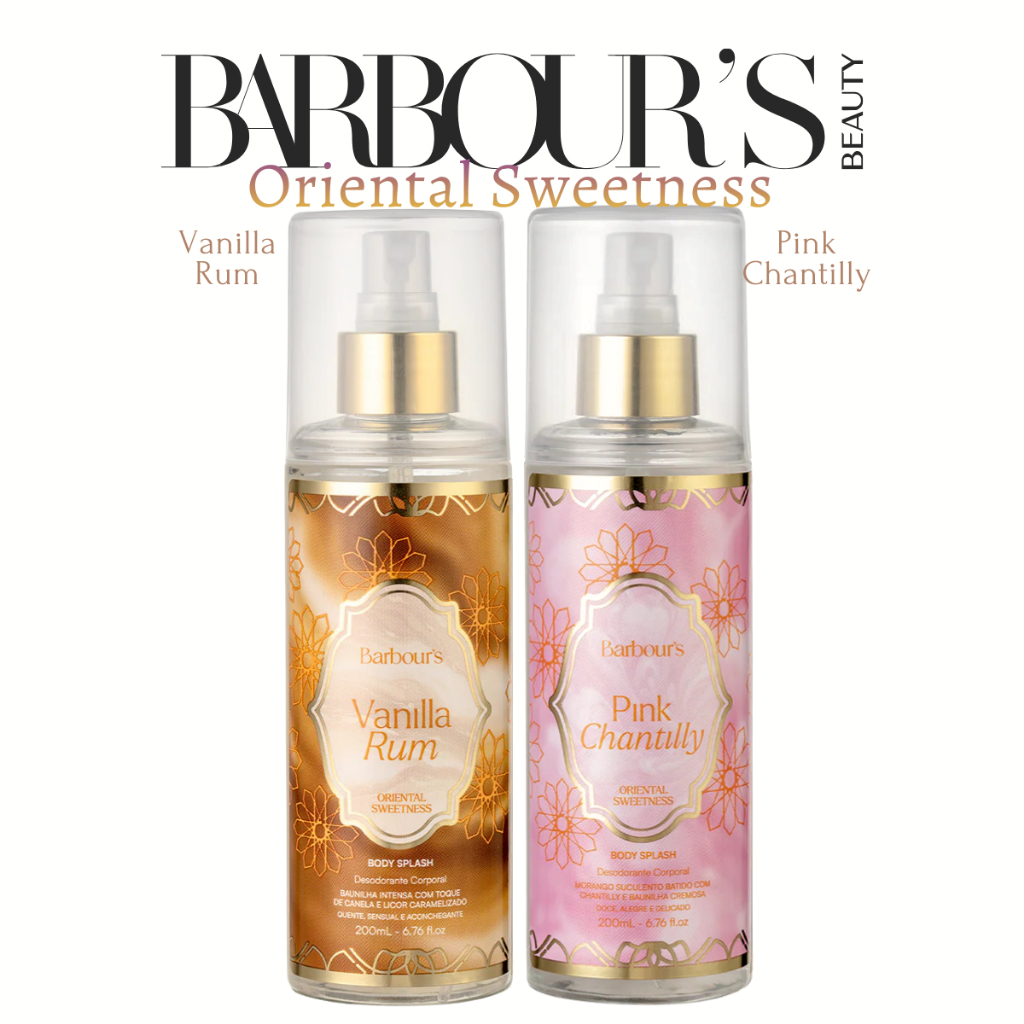 Body Splash Barbour’s Beauty – Linha Oriental Árabe